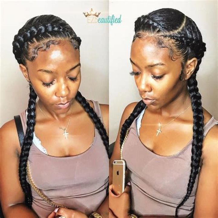 10+ Feed In Braids Two Fashion Style