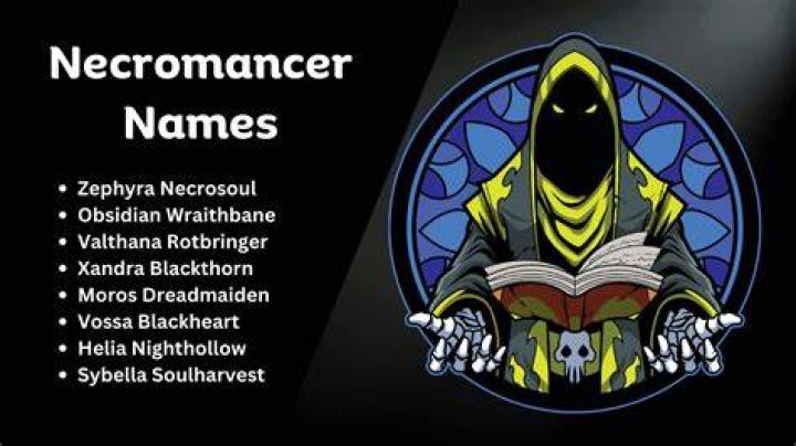 +100 Necromancer Names Famous and Funny Names Cherry