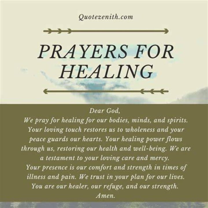 32 Prayers for Healing and Recover Get Well Soon Prayers