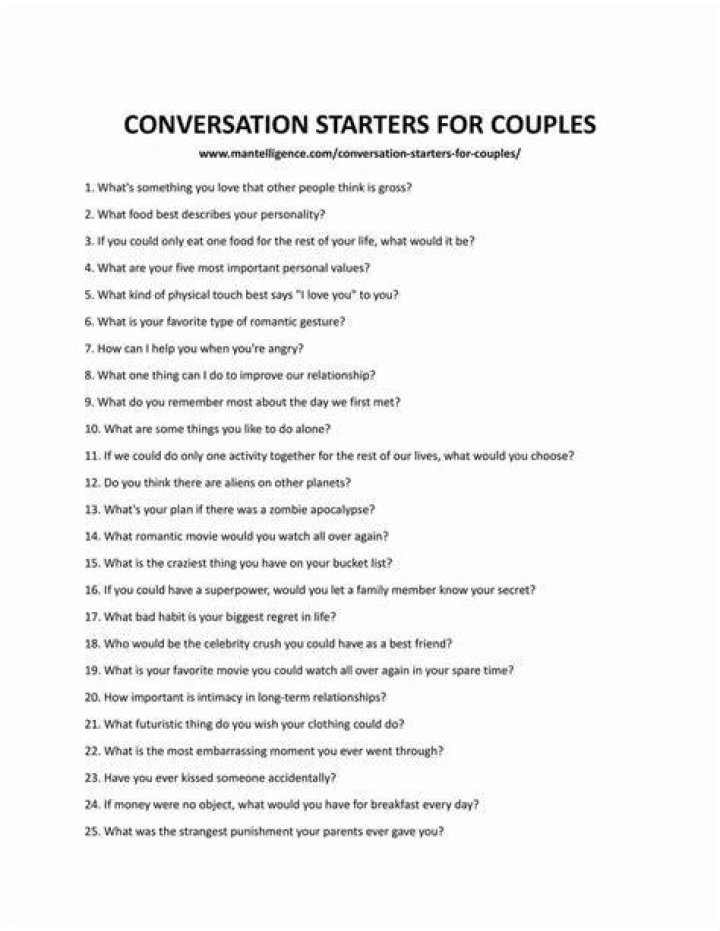 34 conversation starters for couples to make a relationship stronger