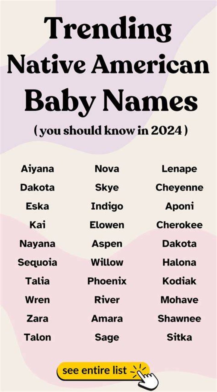 369 Native American Baby Names With Meanings Momjunction MomJunction