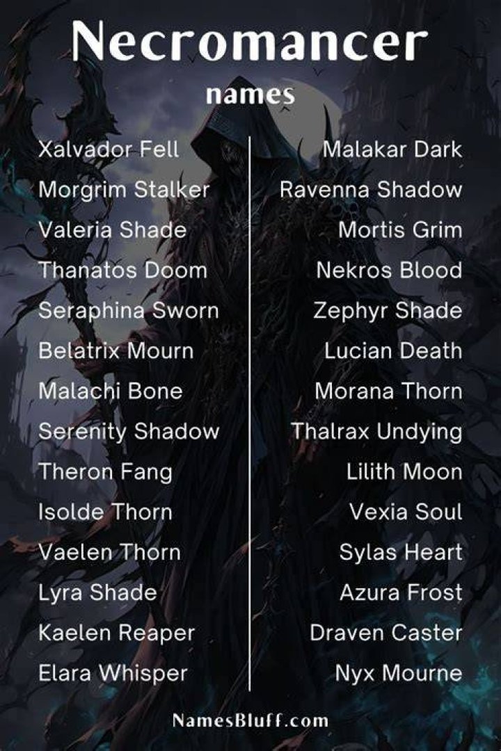 700 Necromancer Names to Strike Fear into Your Enemies