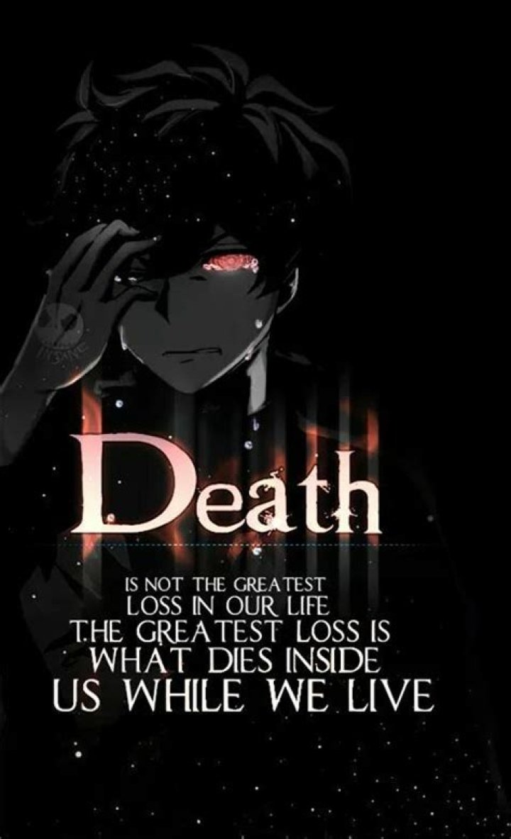 81 Death Depressing Quotes Anime