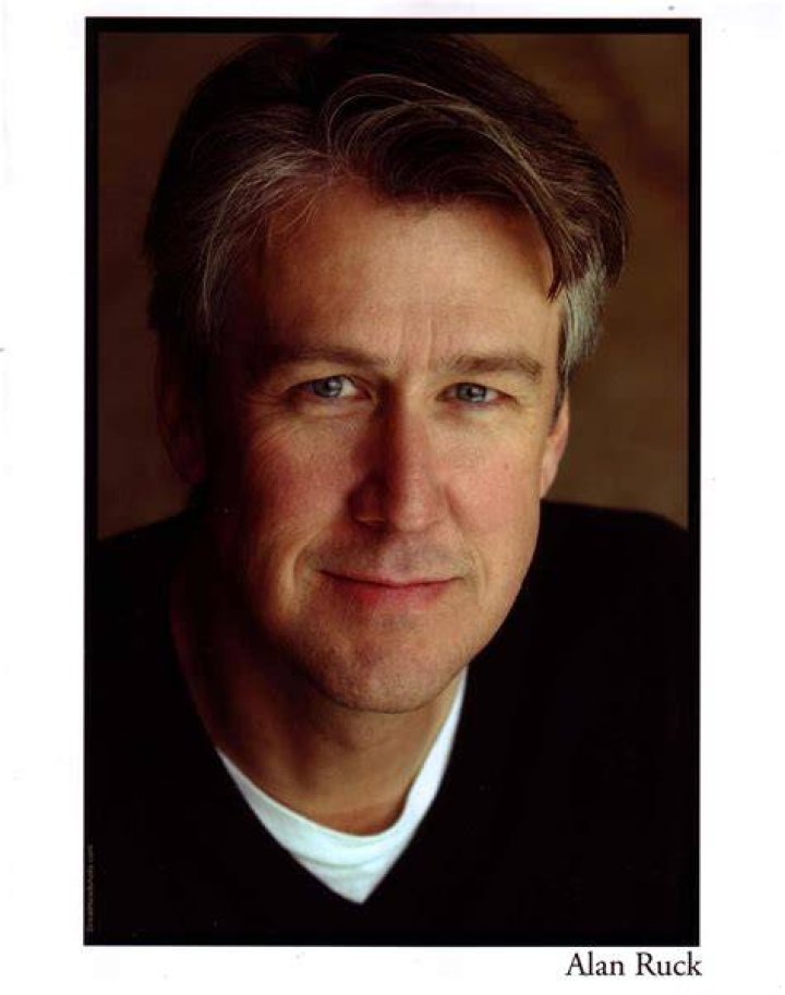 Actor Alan Ruck taking a stroll with his wife Mireille Enos in Beverly