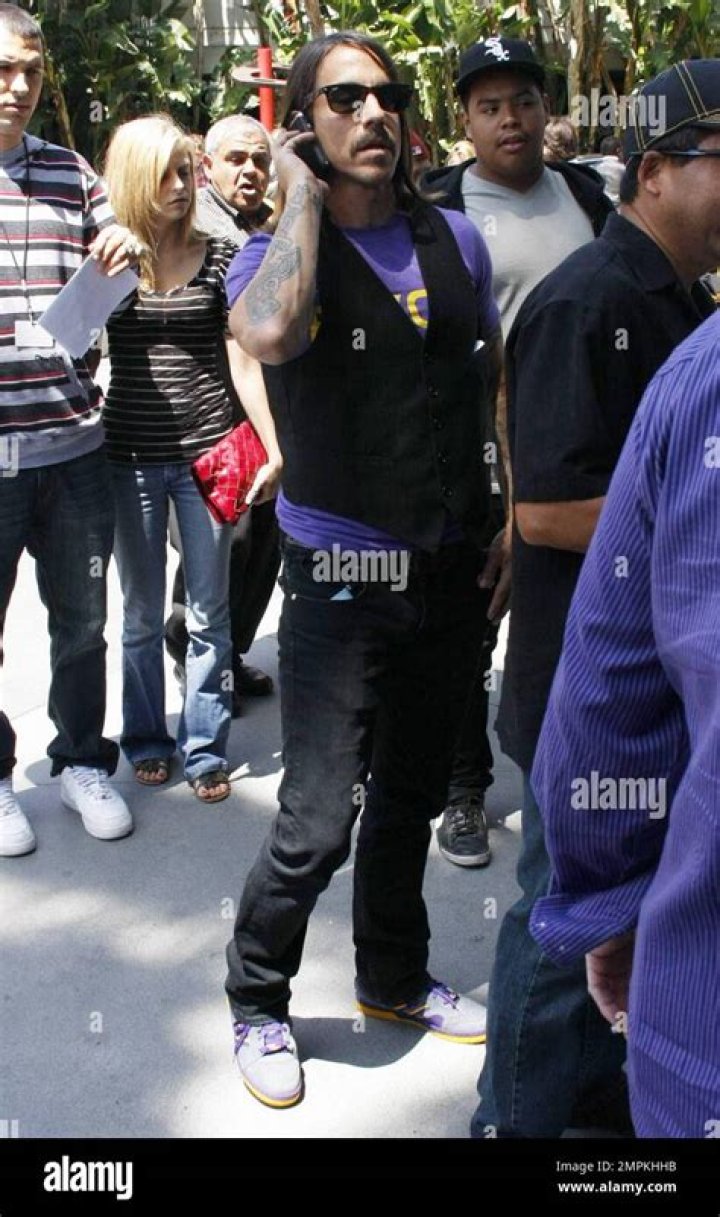 Anthony Kiedis arrives at Los Angeles International (LAX) airport