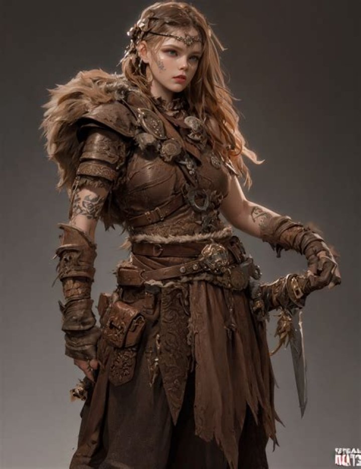 ArtStation Barbarian Female Warrior