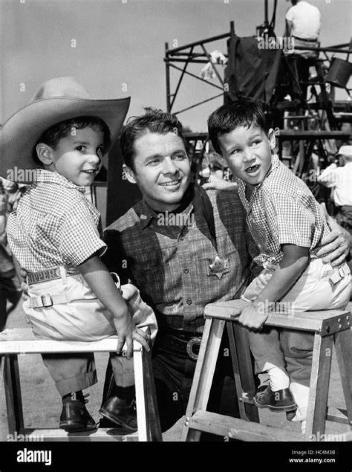 Audie Murphy with His Sons A Family Portrait