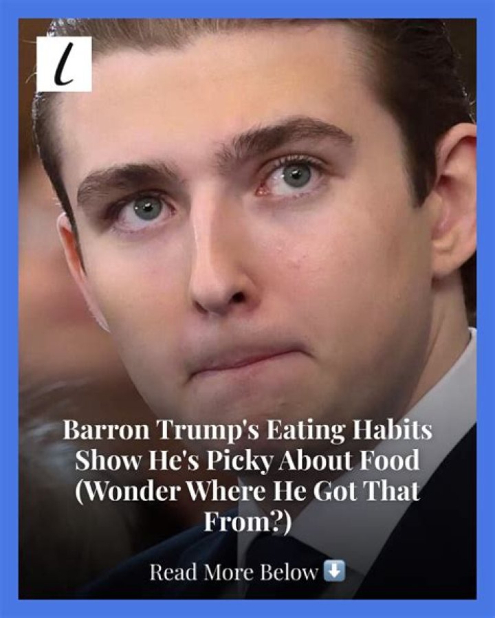 Barron Trump Diet: Exploring The Eating Habits Of The Young Heir