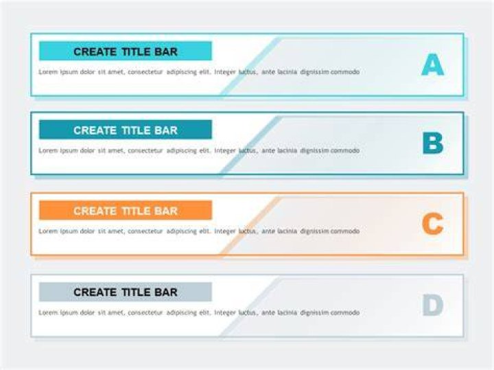 Basic Title Bar PowerPoint Templates PowerPoint Free