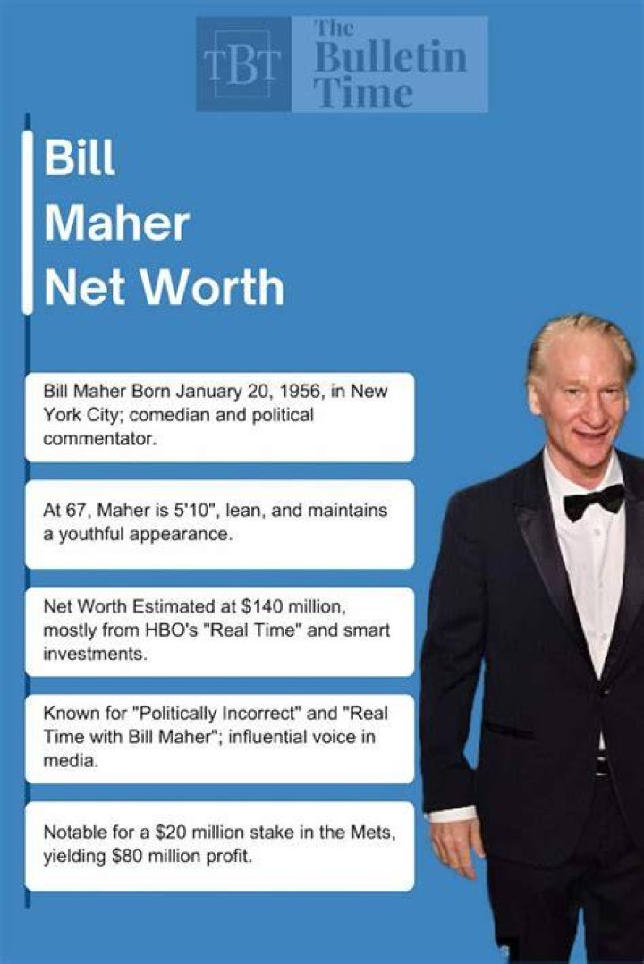 Bill Maher Net Worth 2024 (FORBES) Salary, House Net Worth Club 2024