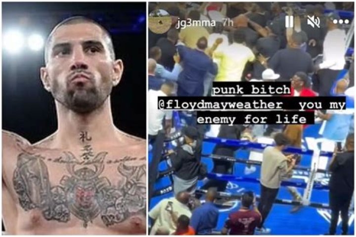 Boxing John Gotti III speaks after Mayweather brawl You're a punk b