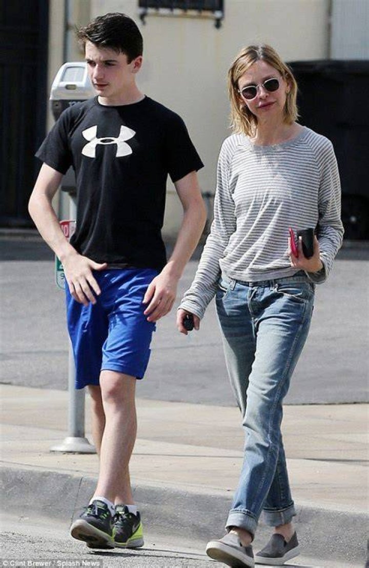 Calista Flockhart runs errands in LA with son Liam Harrison ford son