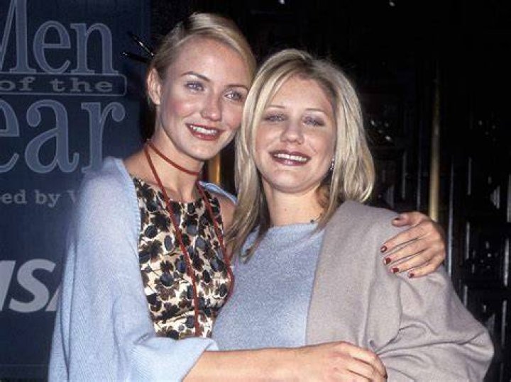 Cameron Diaz With Her Sister Chimene Celebrity siblings, Cameron diaz