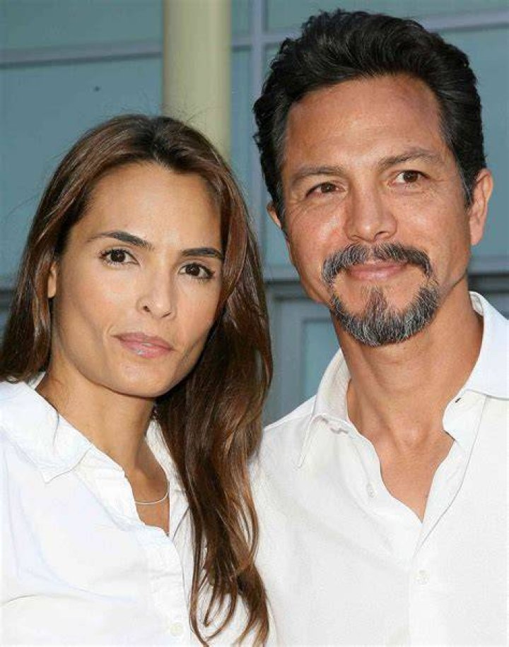 Celebrity Moms Benjamin Bratt and Family in Brentwood