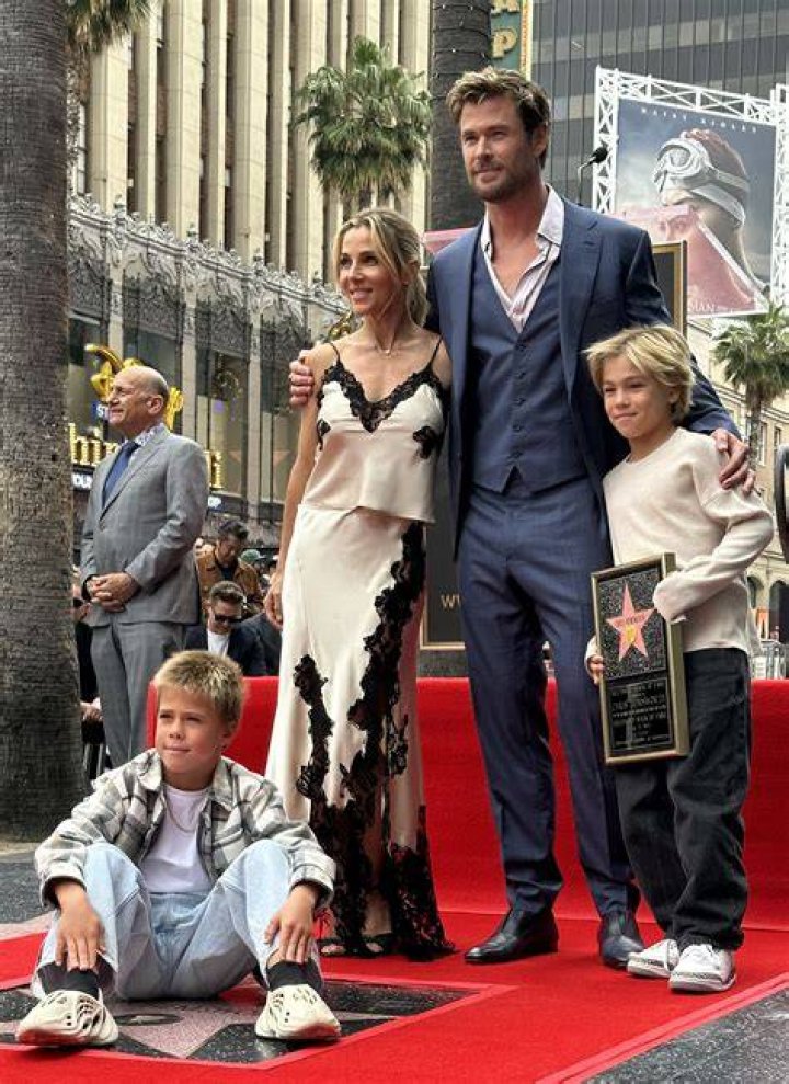 Chris Hemsworth gets his star on the Hollywood Walk Of Fame Thor actor