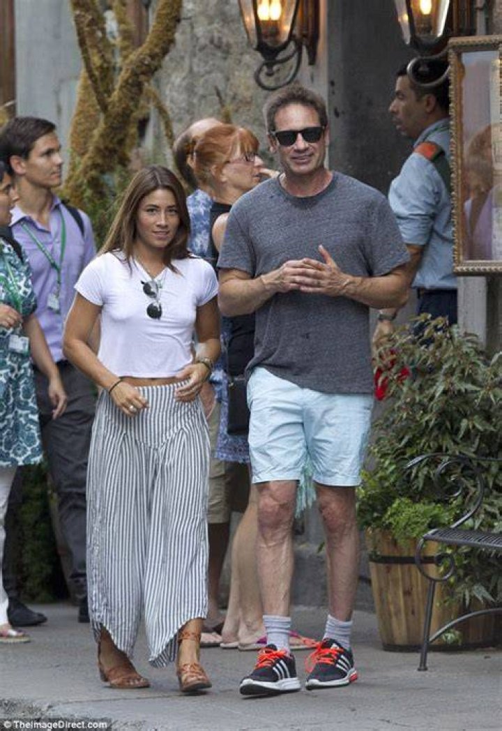 David Duchovny, 57, explores Montreal with stunning girlfriend Monique