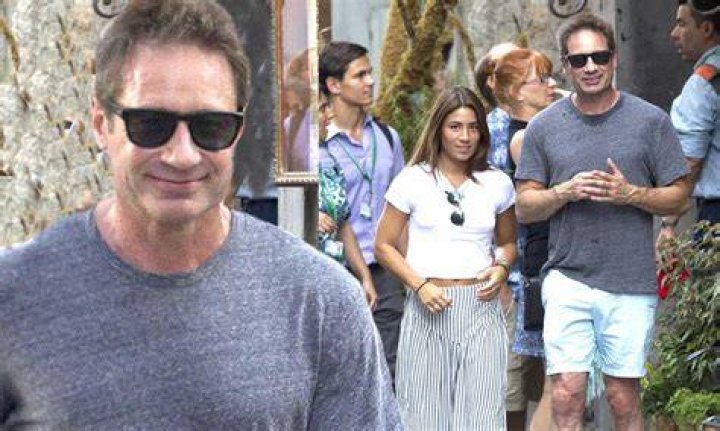 David Duchovny Steps Out With 24YearOld Rumored Girlfriend E! News