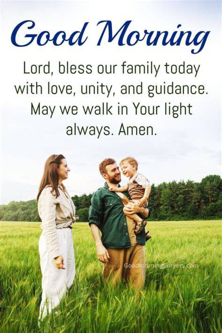 Elevate Your Morning With A Heartfelt Prayer For Family Harmony And Blessing
