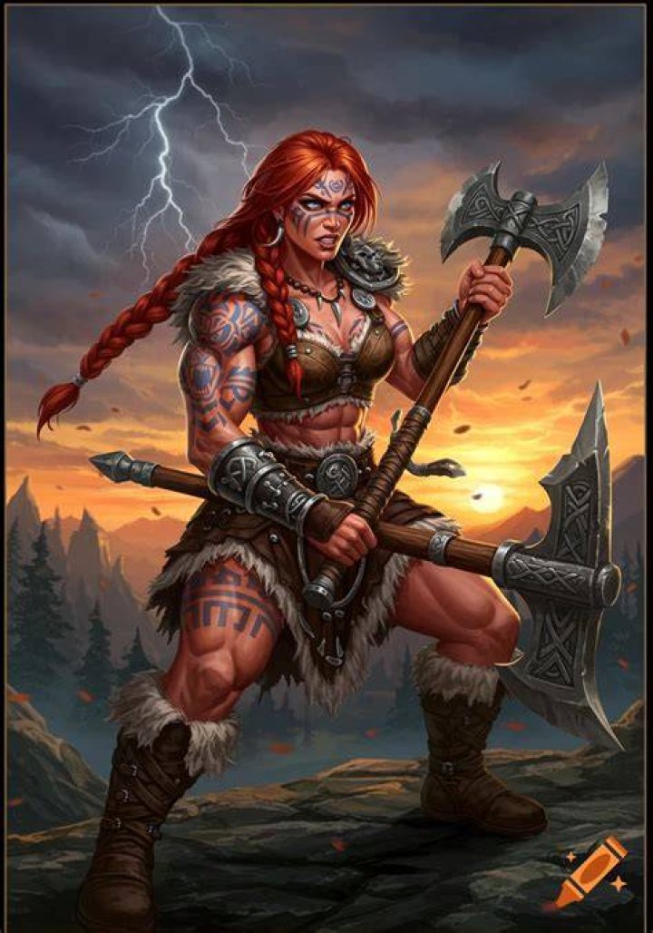 Female Barbarian by vladgheneli on DeviantArt