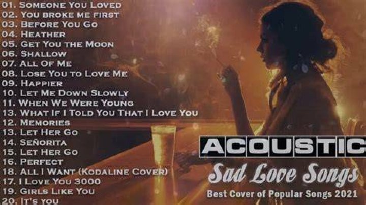 Greatest Acoustic Sad Songs 2021 (Lyrics) Best Sad songs playlist