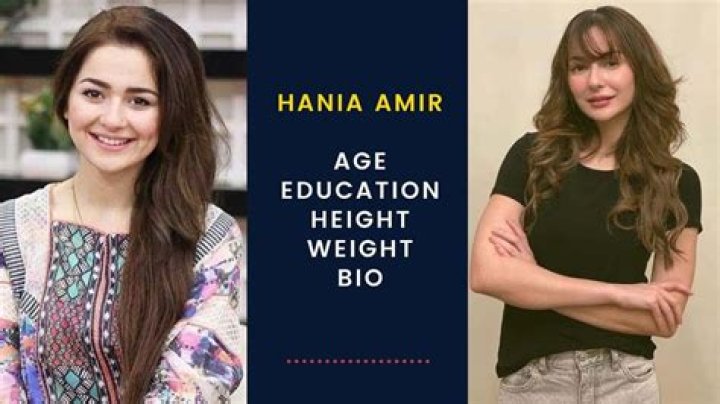 Hania Amir Age Height Weight Family Husband » Biography 2024