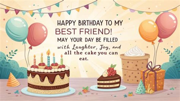 Happy Birthday Best Friend, Wishes, Messages, & Cards