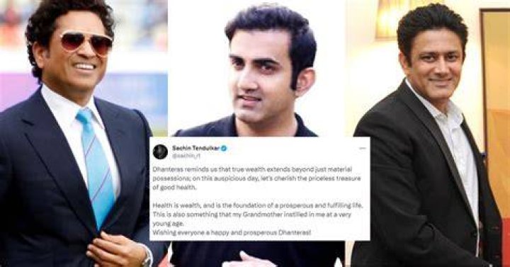 Health is wealth Sachin Tendulkar, Gautam Gambhir, and others extend