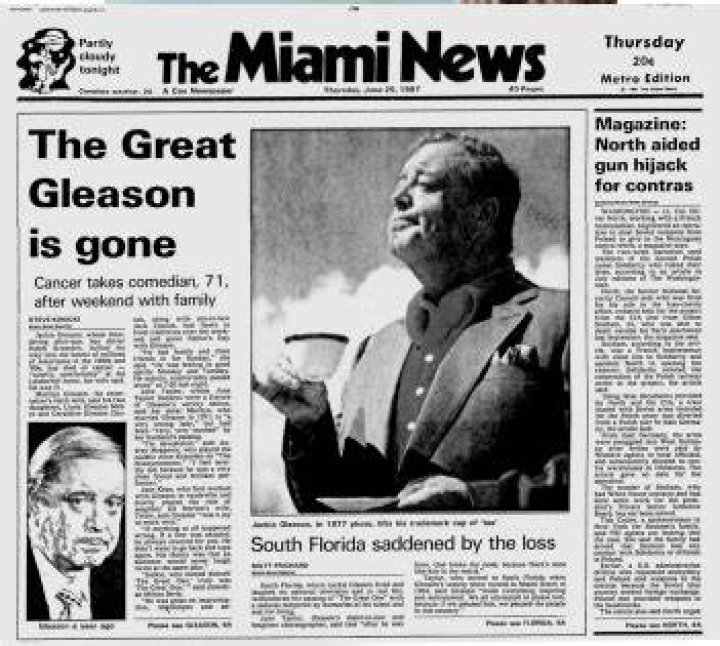 How Did Jackie Gleason Die?