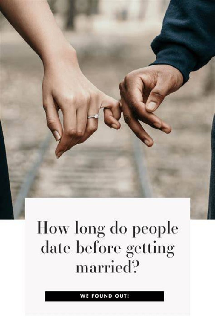 How long do people date before getting married? We found out.