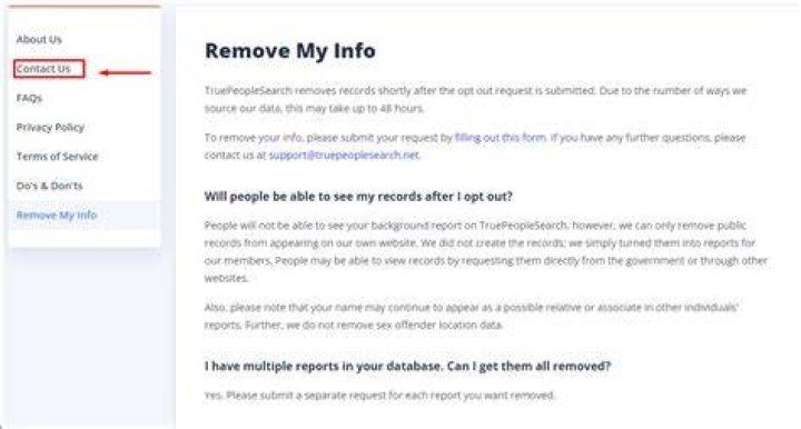 How To Delete Information From TruePeopleSearch.com