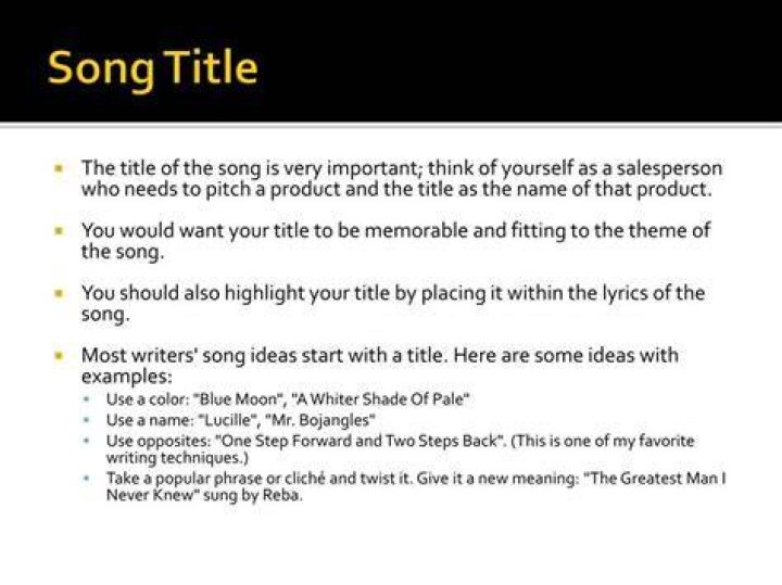 How to Write Song Titles and Artist Names A Comprehensive Guide