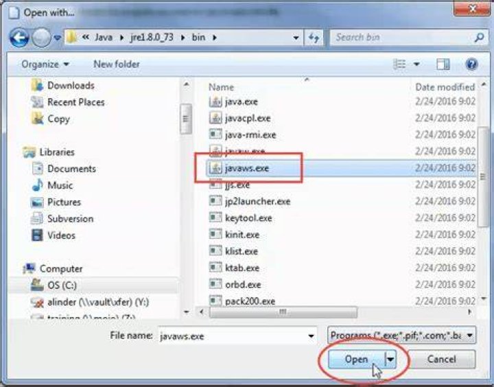 Java Web Start Open .jnlp File YouTube