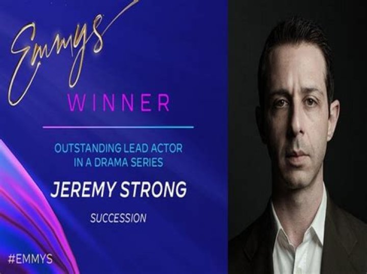Jeremy Strong wins the lead drama actor Emmy for Succession