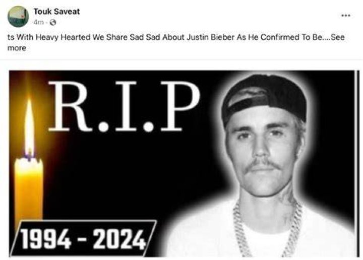Justin Bieber Death Hoax Debunked