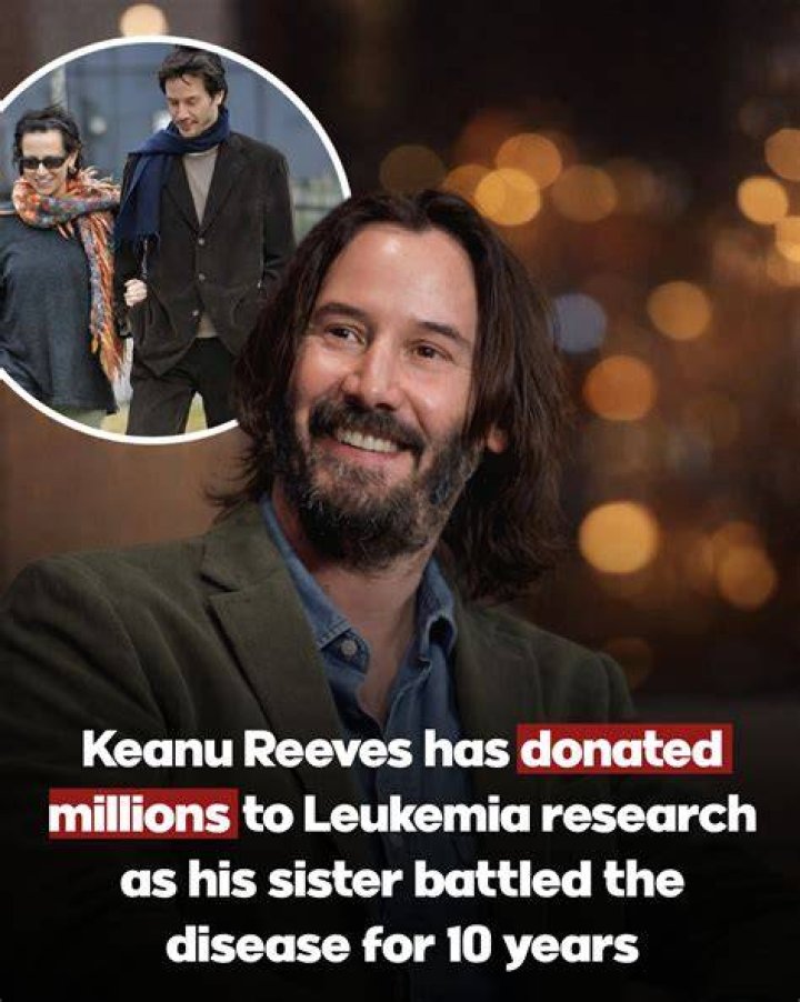 Keanu Reeves Donated Most of First 'Matrix' Salary to Leukemia Research