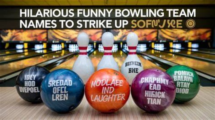 Laugh-Out-Loud Funny Bowling Team Names: Unforgettable And Hilarious