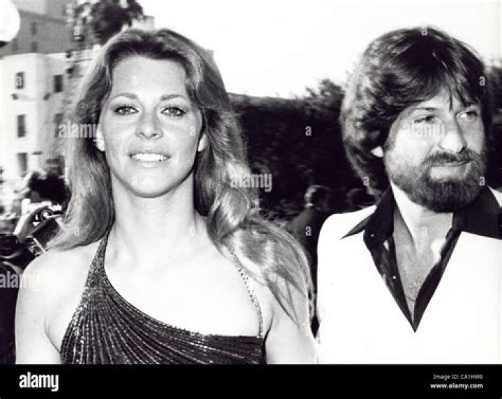 LINDSAY WAGNER with her husband Michael Brandon at the Emmy Awards 1977