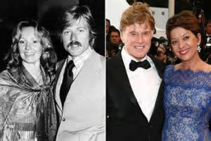 LOLA REDFORD & ROBERT REDFORD ACTOR WITH WIFE (1970 Stock Photo Alamy