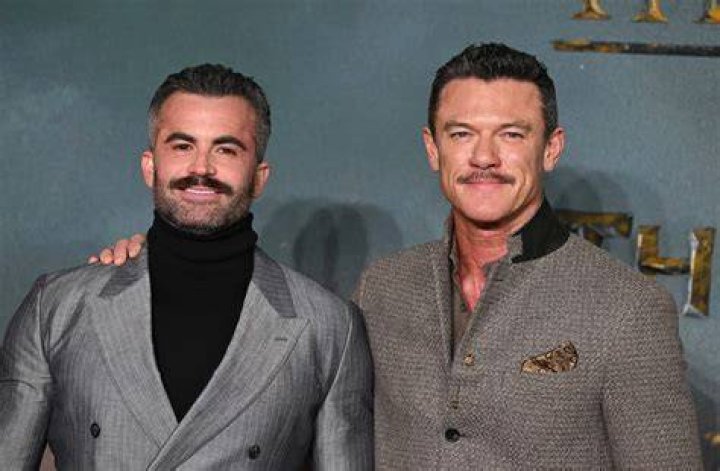 Luke Evans and Boyfriend Fran Tomas Hit Wear Speedos in Miami