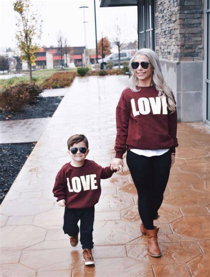 Matching mother and son outfits ! Blue and white stripes Mommy And Son