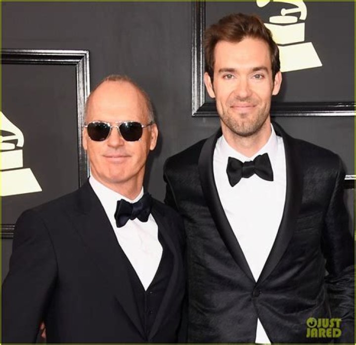 Michael Keaton & Sean Douglas from 2015 Critics' Choice Movie Awards