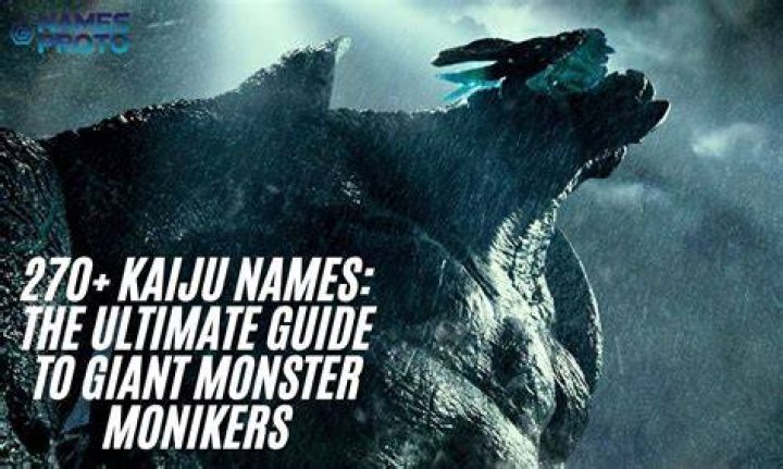 Monstrous Monikers: Unveiling The Etymology Of Monster-Inspired Names