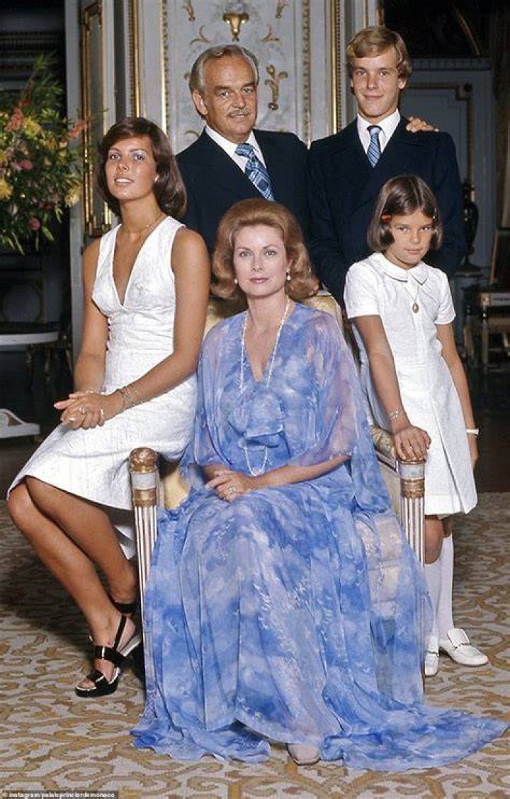 Princess Grace of Monaco with her three children... Grace & Family