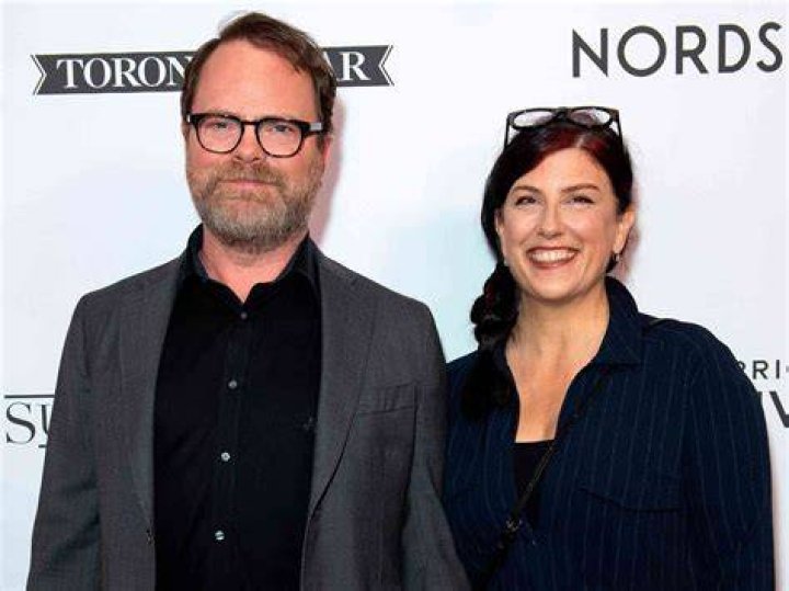 Rainn Wilson and his wife Los Angeles premiere of 'Super' held at The
