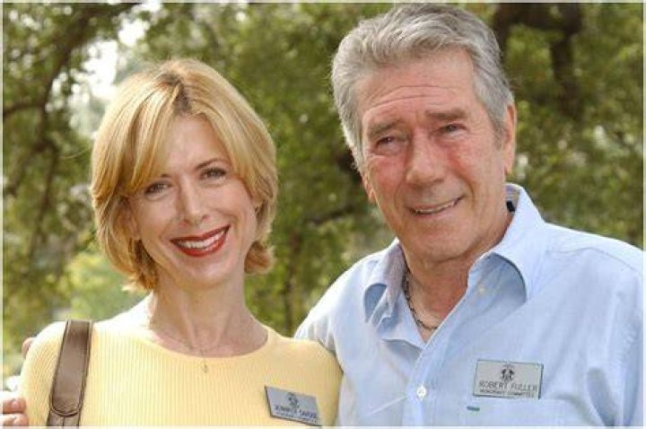 Robert Fuller and his wife Jennifer Savidge at the Paramount Network