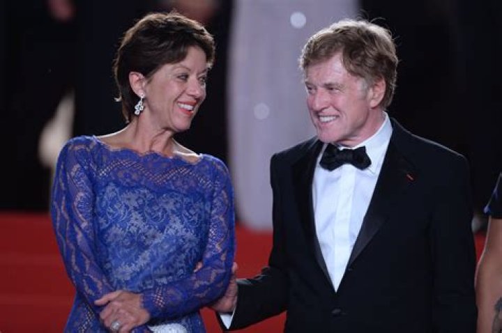 Robert Redford smiled with his wife, Sibylle Szaggars, at the All Is