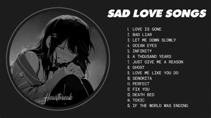 Sad Love Songs That Make You Cry Depressing Songs Playlist Sad Songs