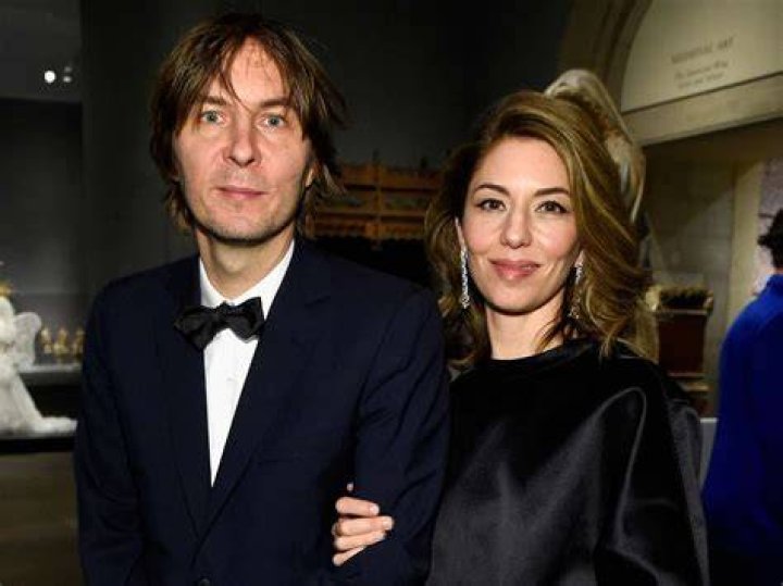 Sofia Coppola and Thomas Mars both cut very casual figures while