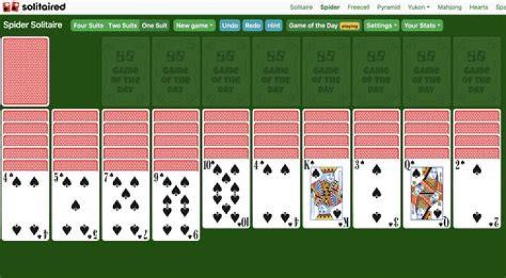 Spider Solitaire Play free online games on PlayPlayFun
