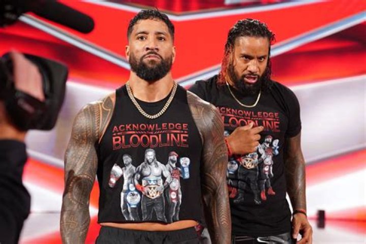 The Uso Brothers Backstage at WWE Live Event